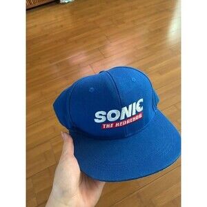 Sonic the Hedgehog SEGA Video Gaming Movie Blue Hat Cap